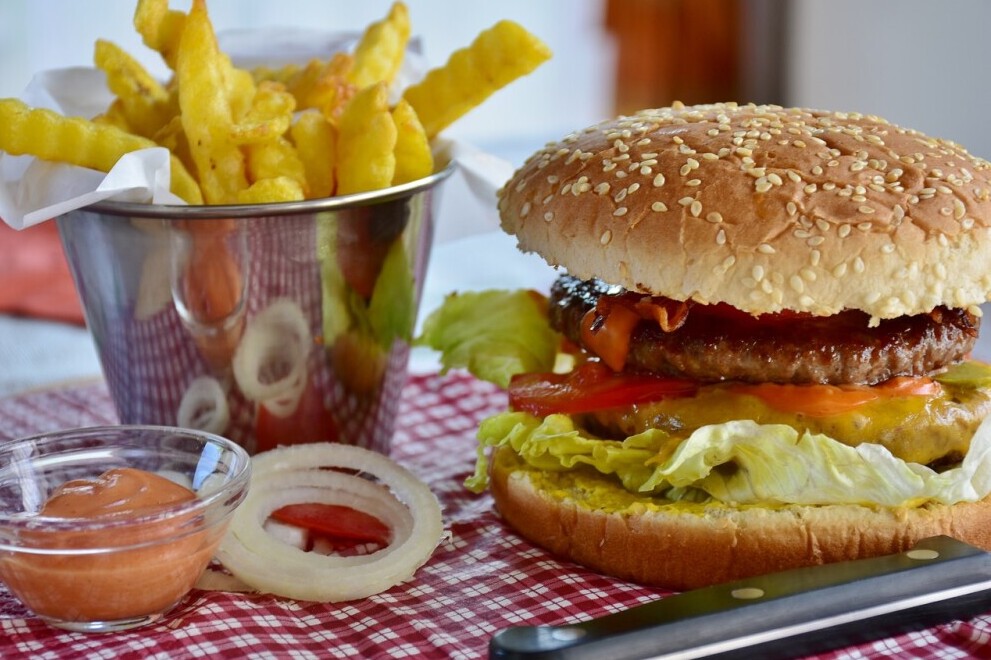 vegan hamburger